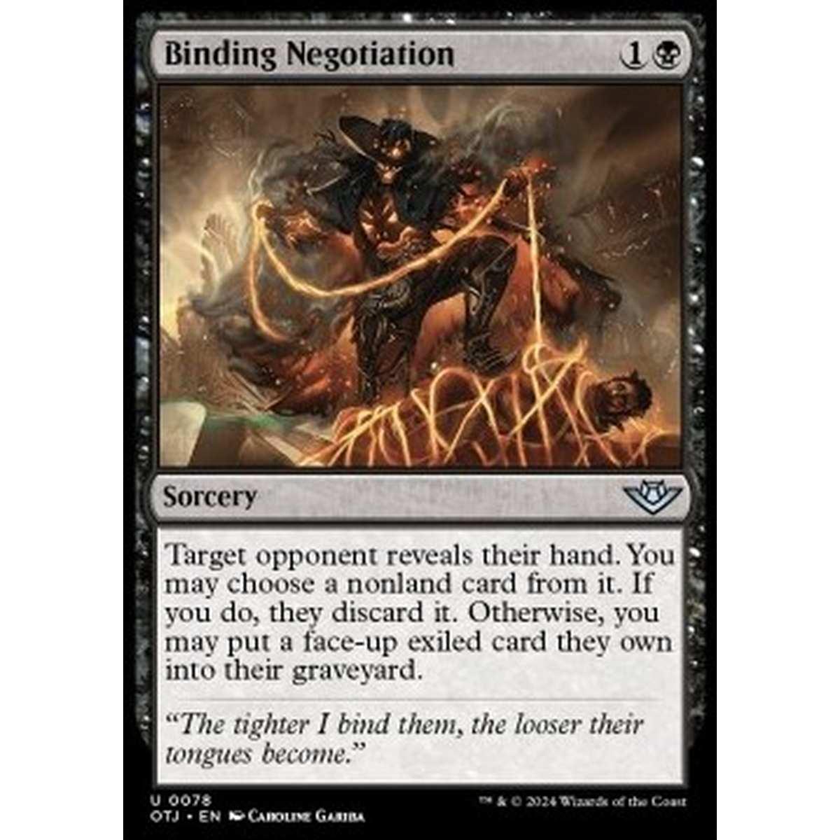 Binding Negotiation - Binding Negotiation - [OTJ] [NM] [Foil]