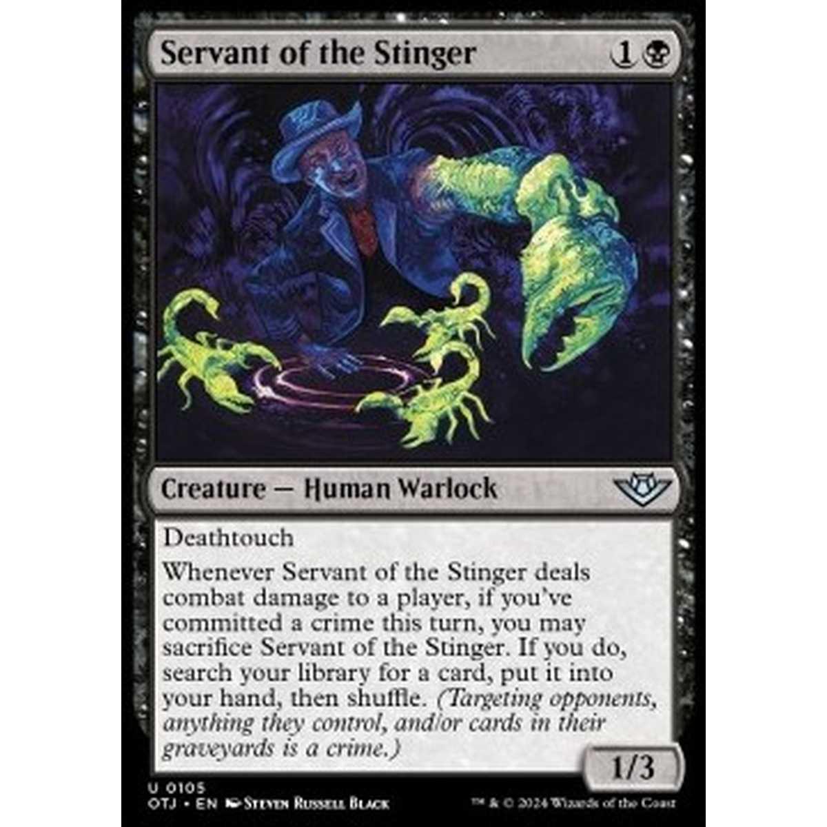 Servant of the Stinger - Servant of the Stinger - [OTJ] [NM] [Foil]