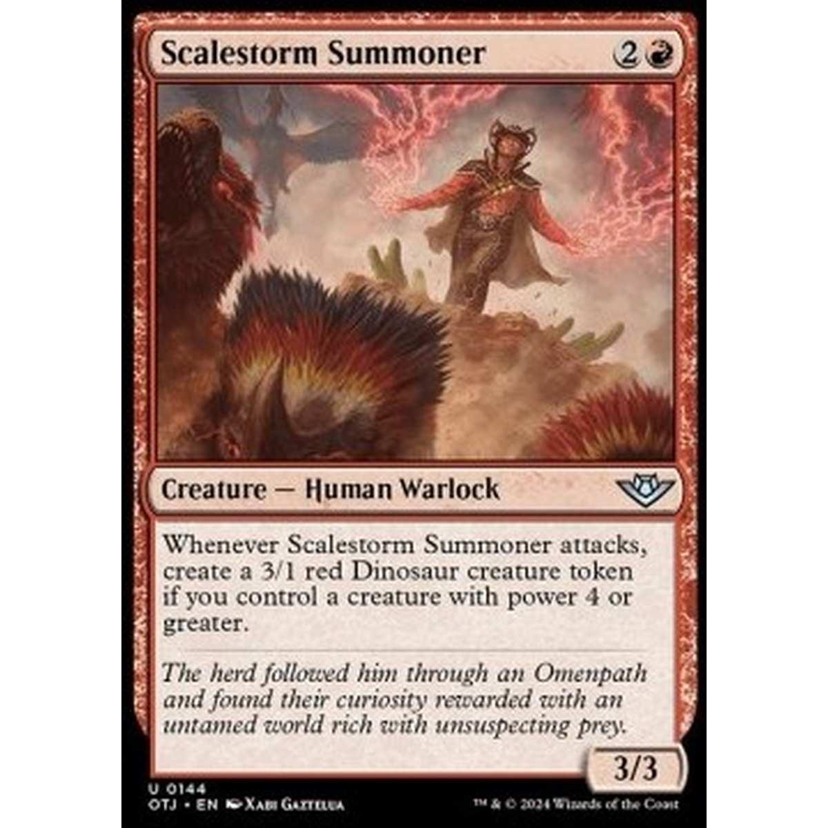 Scalestorm Summoner - Scalestorm Summoner - [OTJ] [NM] [Foil]
