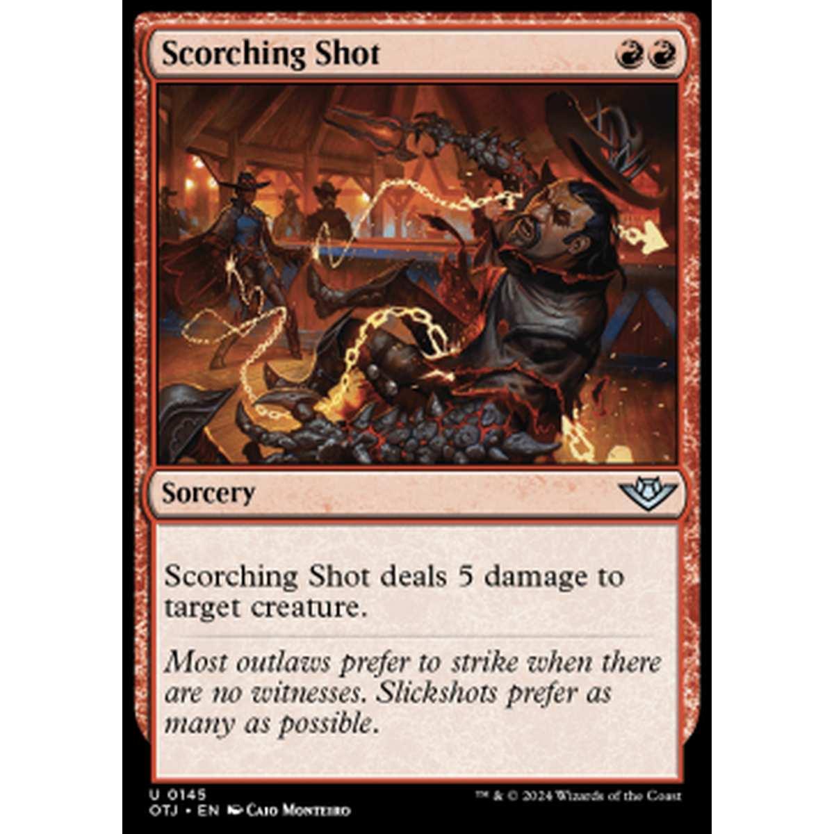 Scorching Shot - Scorching Shot - [OTJ] [NM] [Foil]
