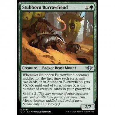 Stubborn Burrowfiend - Stubborn Burrowfiend - [OTJ] [NM] [Foil]