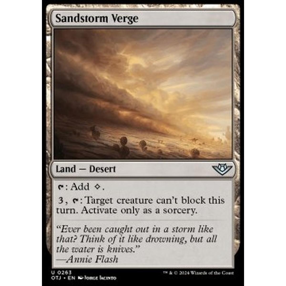 Sandstorm Verge - Sandstorm Verge - [OTJ] [NM] [Foil]