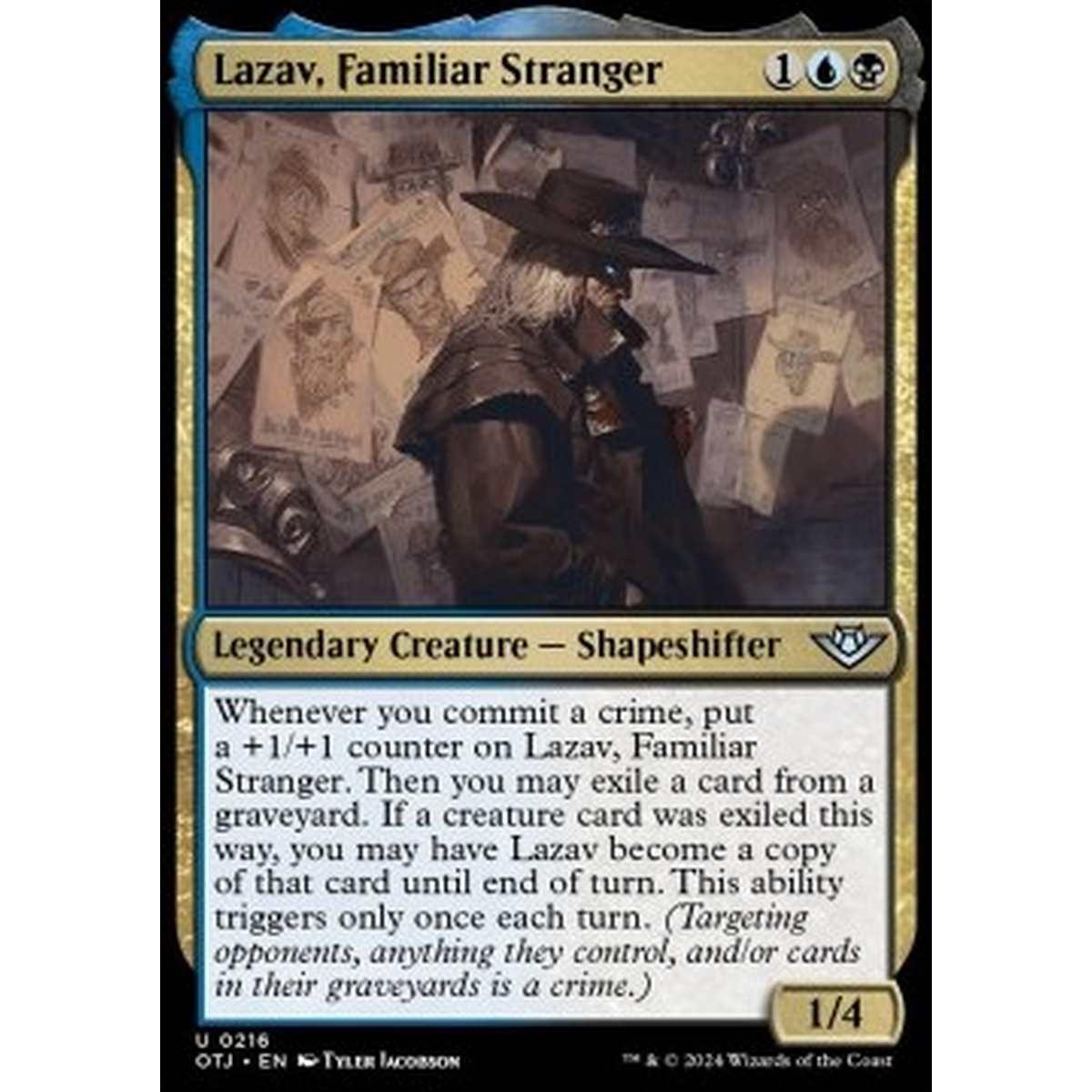 Lazav, Familiar Stranger - Lazav, Familiar Stranger - [OTJ] [NM] [Foil]