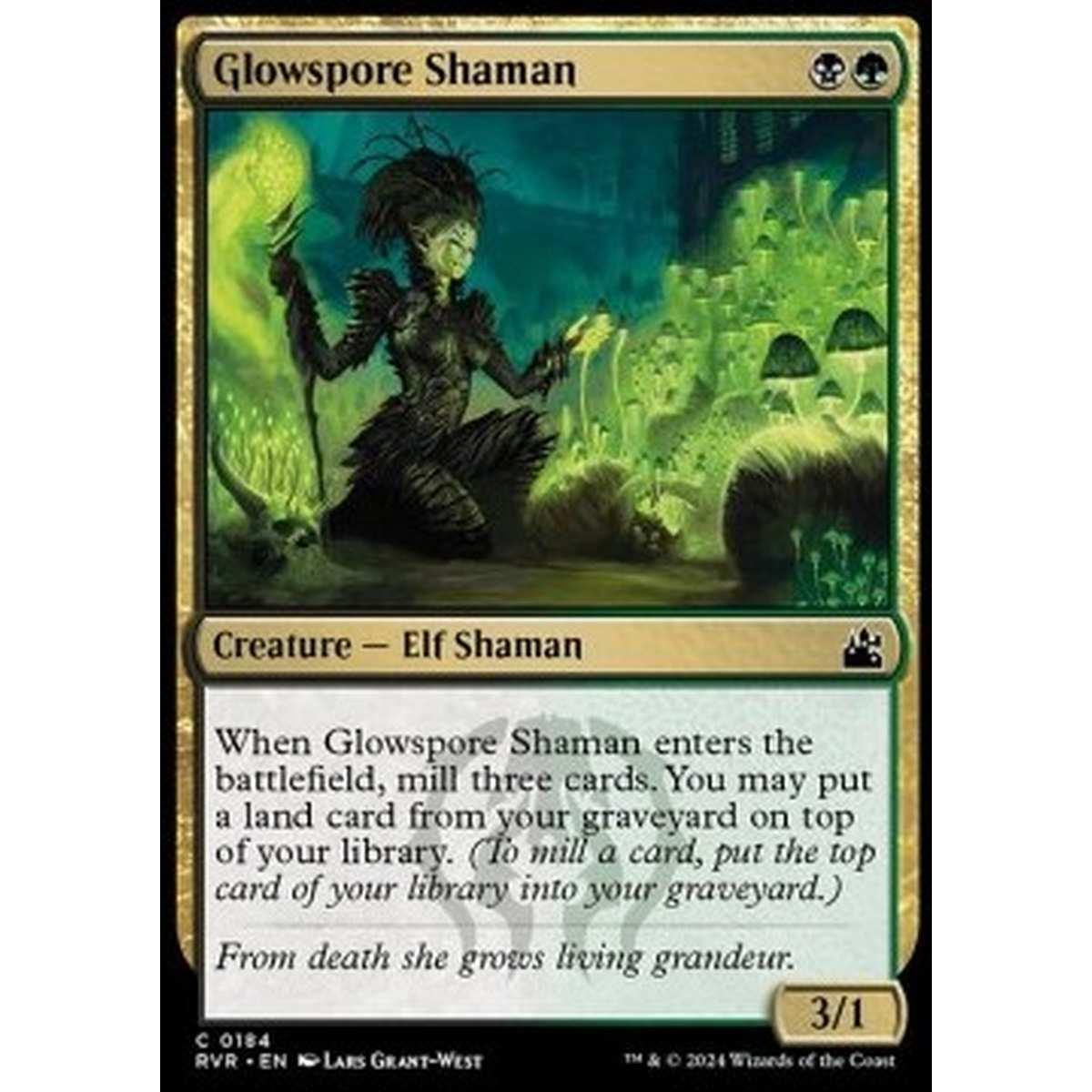 Glowspore Shaman - Glowspore Shaman - [RVR] [NM] [Foil]