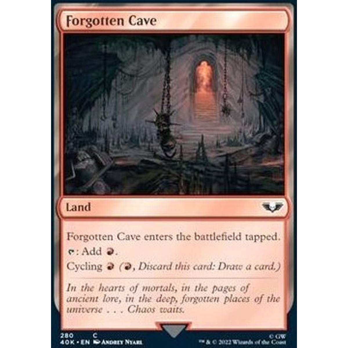 Forgotten Cave - Caverna Dimenticata - [40K] [NM]