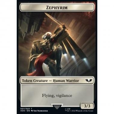 Zephyrim Token (W 3/3) // Soldier Token (W 1/1) - Zephyrim Token (W 3/3) // Soldier Token (W 1/1) - [40K] [NM]