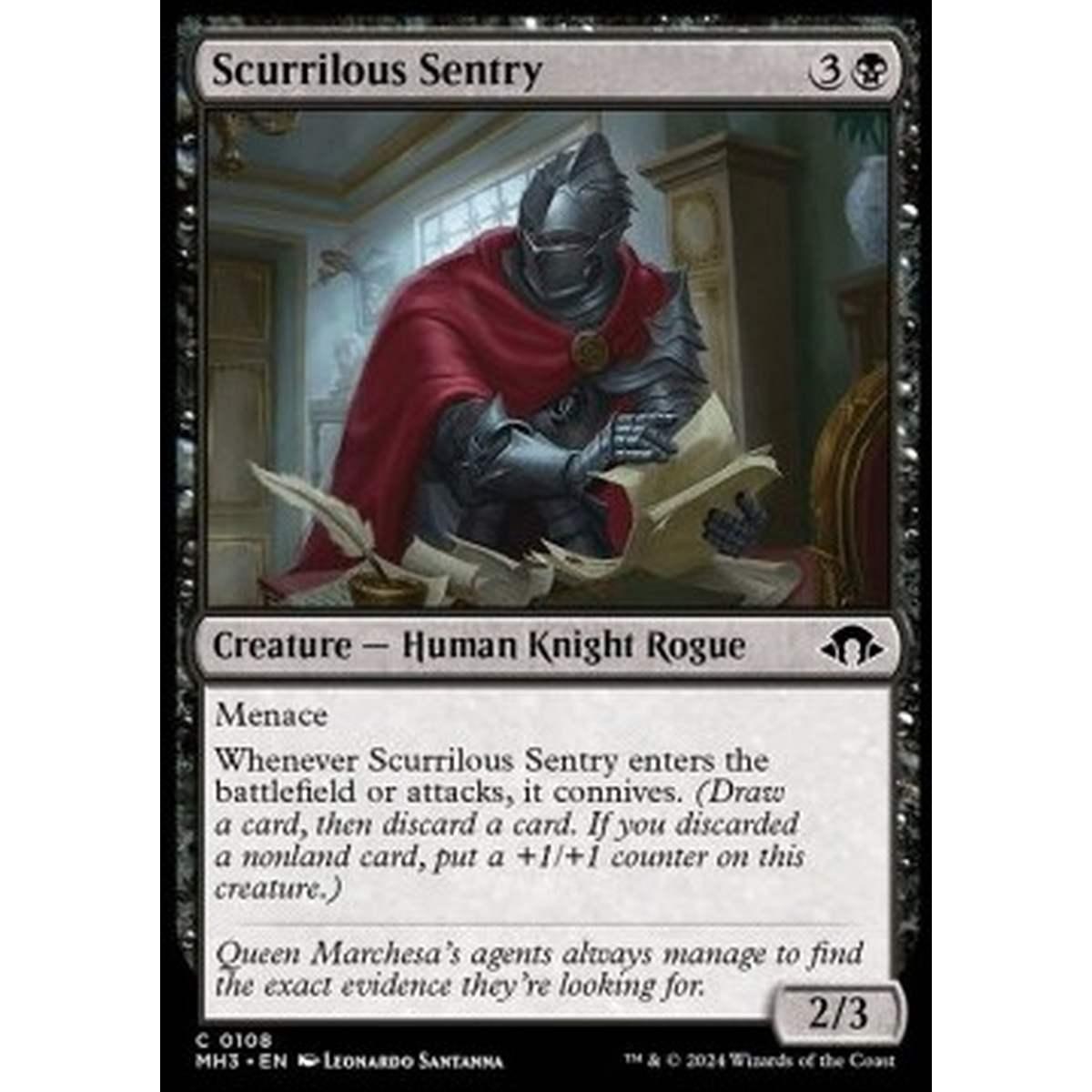 Scurrilous Sentry - Scurrilous Sentry - [MH3] [NM] [Foil]