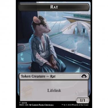Rat Token (B 1/1 Lifelink) // Energy Reserve - Rat Token (B 1/1 Lifelink) // Energy Reserve - [TMH3] [NM]