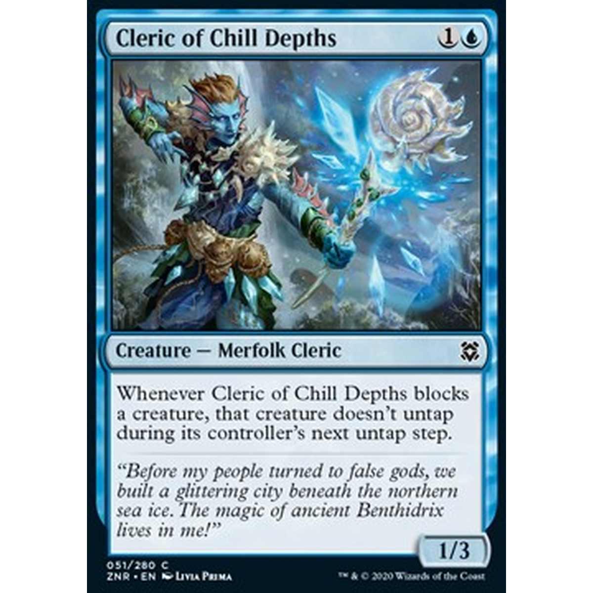 Cleric of Chill Depths - Chierico degli Abissi Gelidi - [ZNR] [NM]