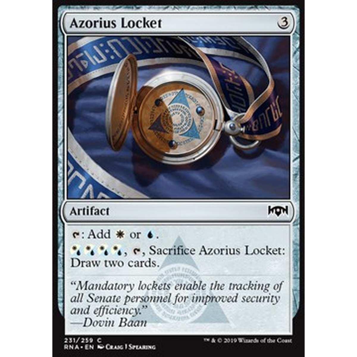 Azorius Locket - Medaglione Azorius - [RNA] [NM]
