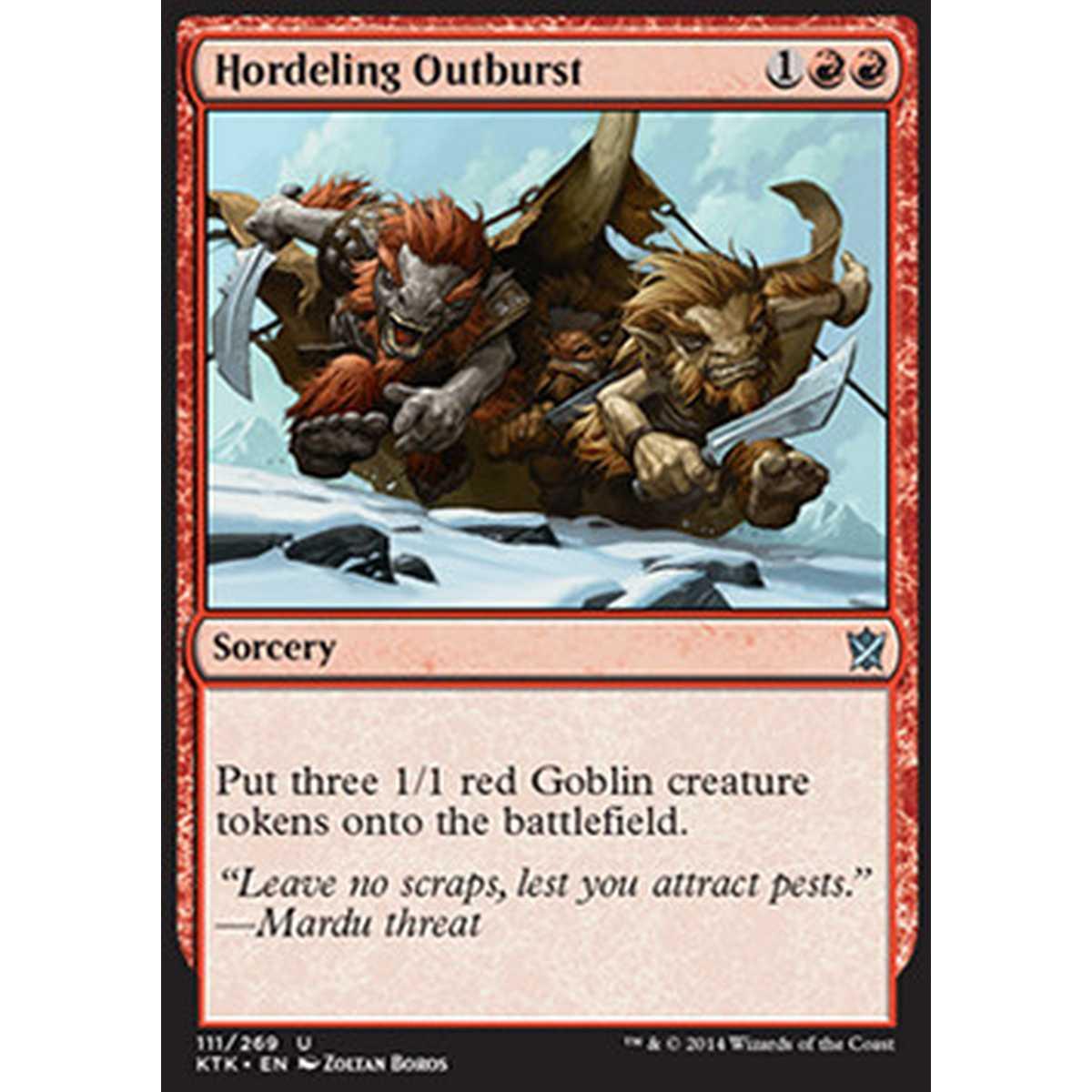 Hordeling Outburst - Slancio dei Cuccioli dell'Orda - [KTK] [NM]