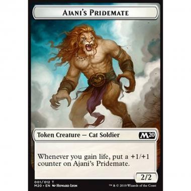Ajani's Pridemate Token - Ajani's Pridemate Token - [M20] [NM]
