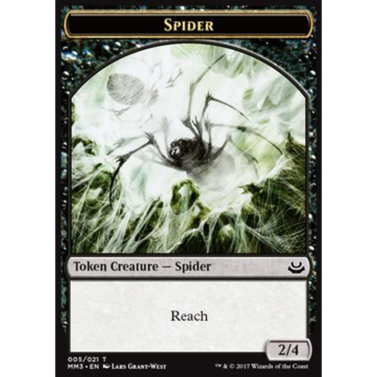 Spider Token (Black 2/4) - Spider Token (Black 2/4) - [MM3] [NM]