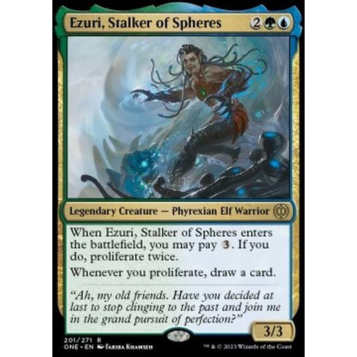 Ezuri, Stalker of Spheres - Ezuri, Stalker of Spheres - [ONE] [NM]
