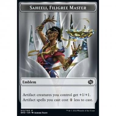 Saheeli, Filigree Master Emblem - Saheeli, Filigree Master Emblem - [XBRO] [NM]
