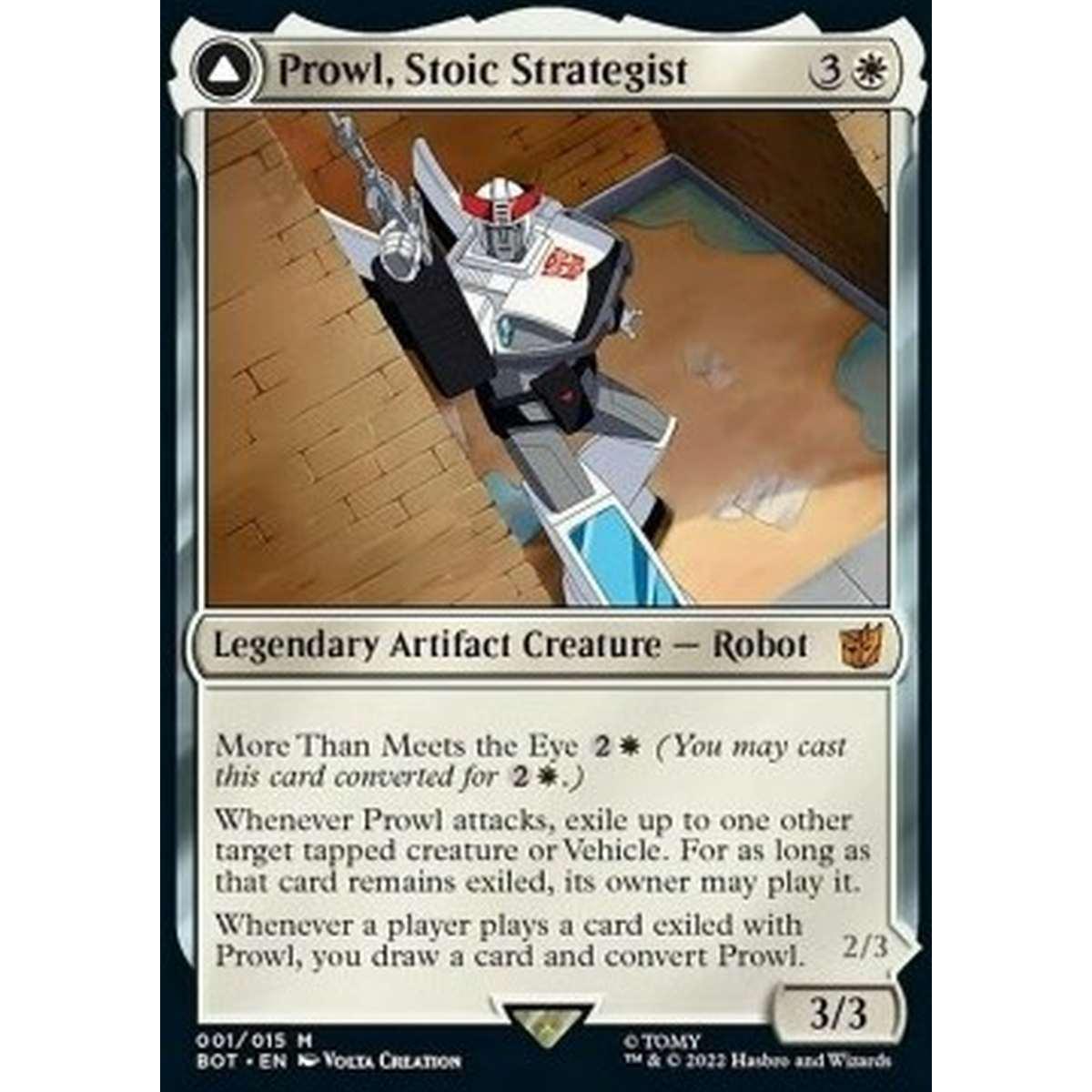 Prowl, Stoic Strategist // Prowl, Pursuit Vehicle (V.1) - Prowl, Stoic Strategist // Prowl, Pursuit Vehicle (V.1) - [BOT] [NM]