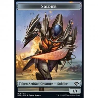 Soldier Token (A 1/1) // Powerstone Token (V.1) - Soldier Token (A 1/1) // Powerstone Token (V.1) - [XBRO] [NM] [Foil]