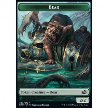 Bear Token (G 2/2) // Powerstone Token - Bear Token (G 2/2) // Powerstone Token - [XBRO] [NM] [Foil]