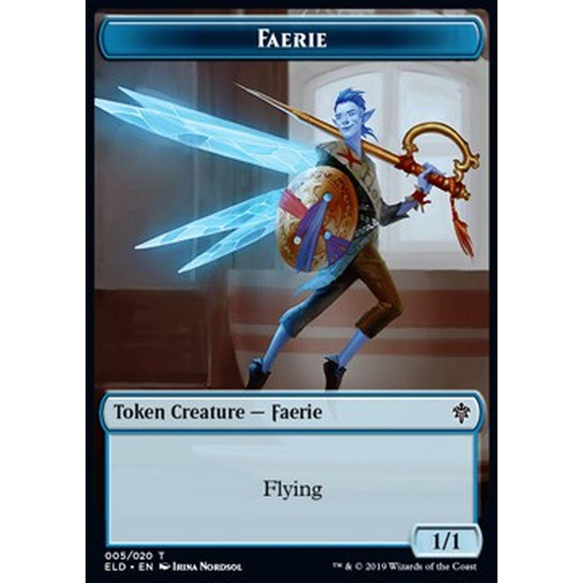 Faerie Token (Blue 1/1) - Faerie Token (Blue 1/1) - [XELD] [NM]