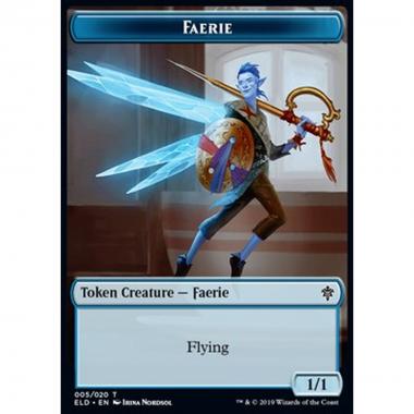 Faerie Token (Blue 1/1) - Faerie Token (Blue 1/1) - [XELD] [NM]