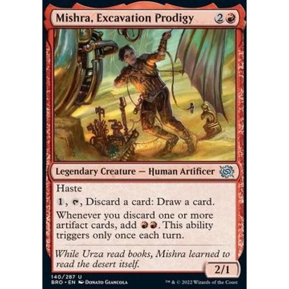 Mishra, Excavation Prodigy - Mishra, Excavation Prodigy - [BRO] [NM] [Foil]