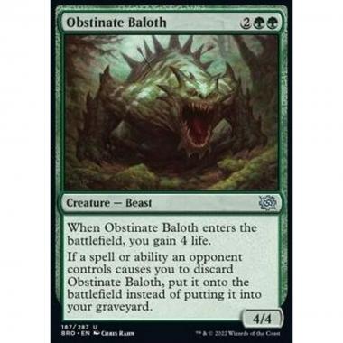 Obstinate Baloth - Obstinate Baloth - [BRO] [NM] [Foil]