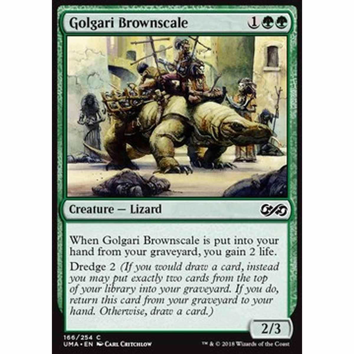Golgari Brownscale - Golgari Brownscale - [UMA] [NM] [Foil]