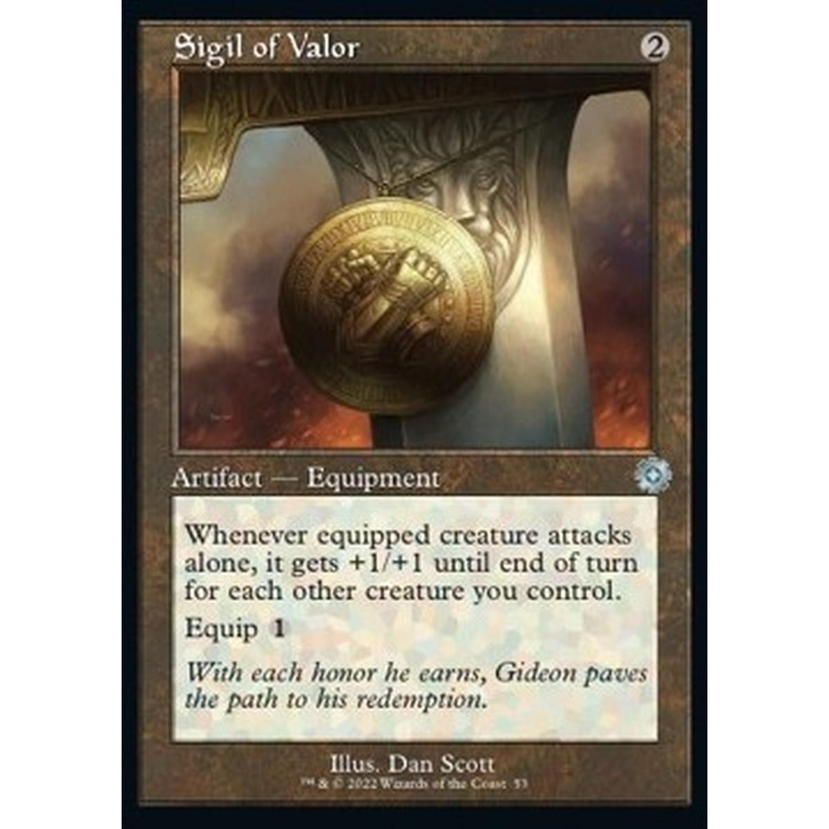 Sigil of Valor (V.1) - Sigil of Valor (V.1) - [BRR] [NM] [Foil]