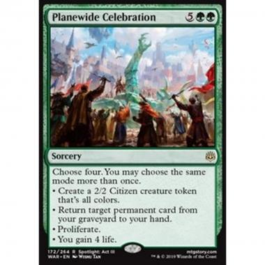 Planewide Celebration - Piano in Festa - [WAR] [NM]