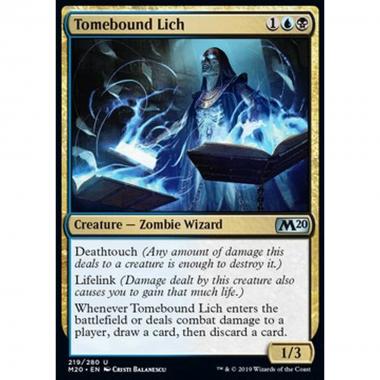 Tomebound Lich - Lich Vincolato ai Tomi - [M20] [NM] [Foil]