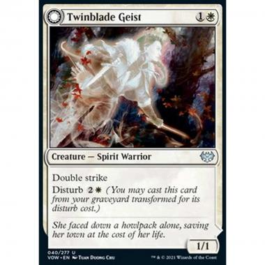 Twinblade Geist // Twinblade Invocation - Geist delle Lame Gemelle // Invocazione delle Lame Gemelle - [VOW] [NM] [Foil]