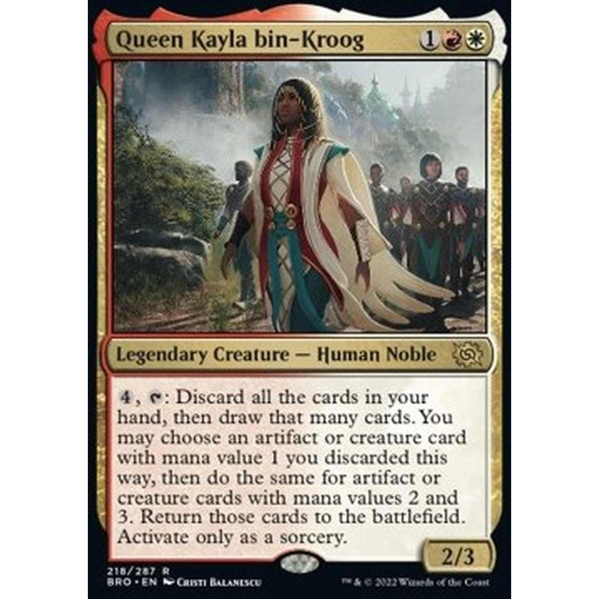 Queen Kayla bin-Kroog - Regina Kayla bin-Kroog - [BRO] [NM]