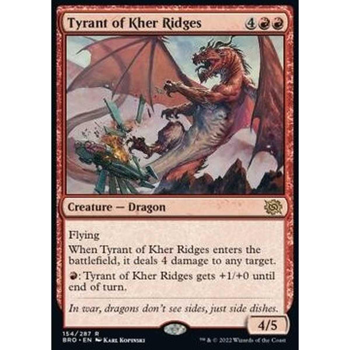 Tyrant of Kher Ridges - Tiranno delle Creste di Kher - [BRO] [NM]