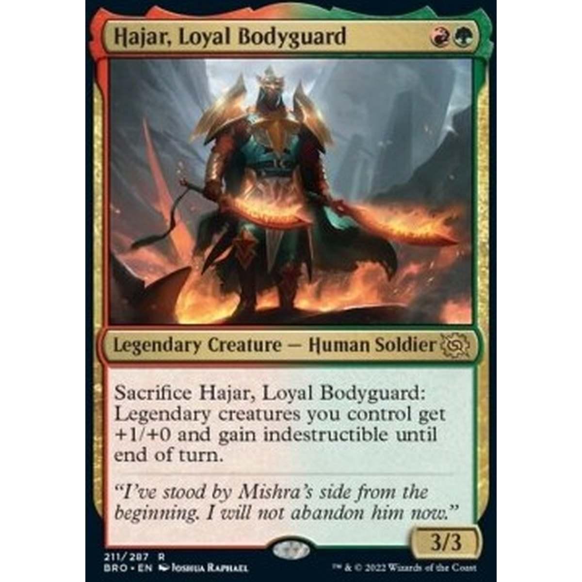 Hajar, Loyal Bodyguard - Hajar, Guardia del Corpo Fedele - [BRO] [NM]