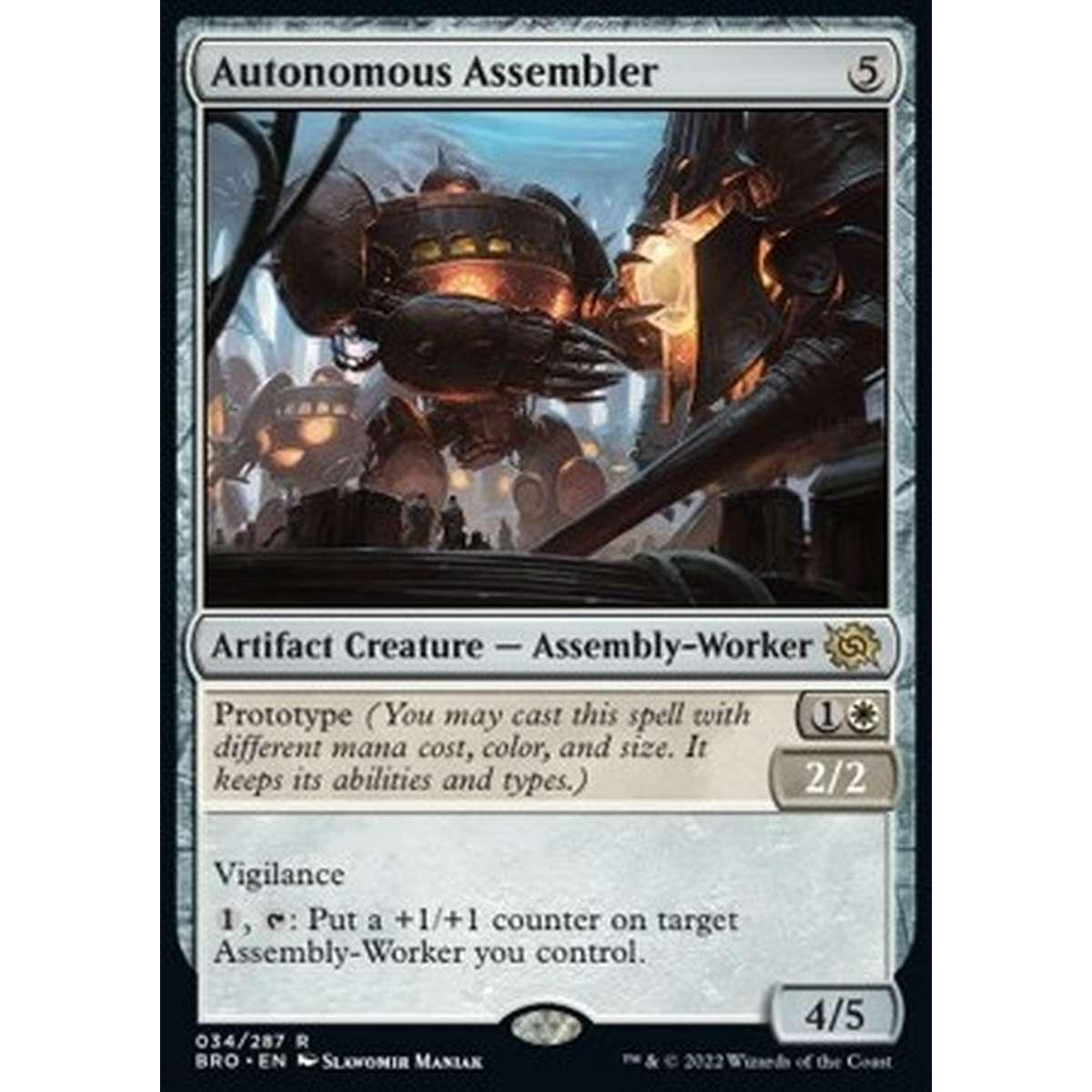 Autonomous Assembler - Assemblatore Autonomo - [BRO] [NM]