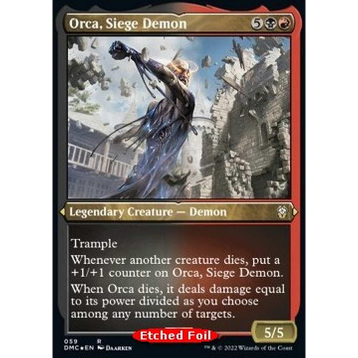 Orca, Siege Demon - Orca, Siege Demon - [XDMC] [NM] [Foil]