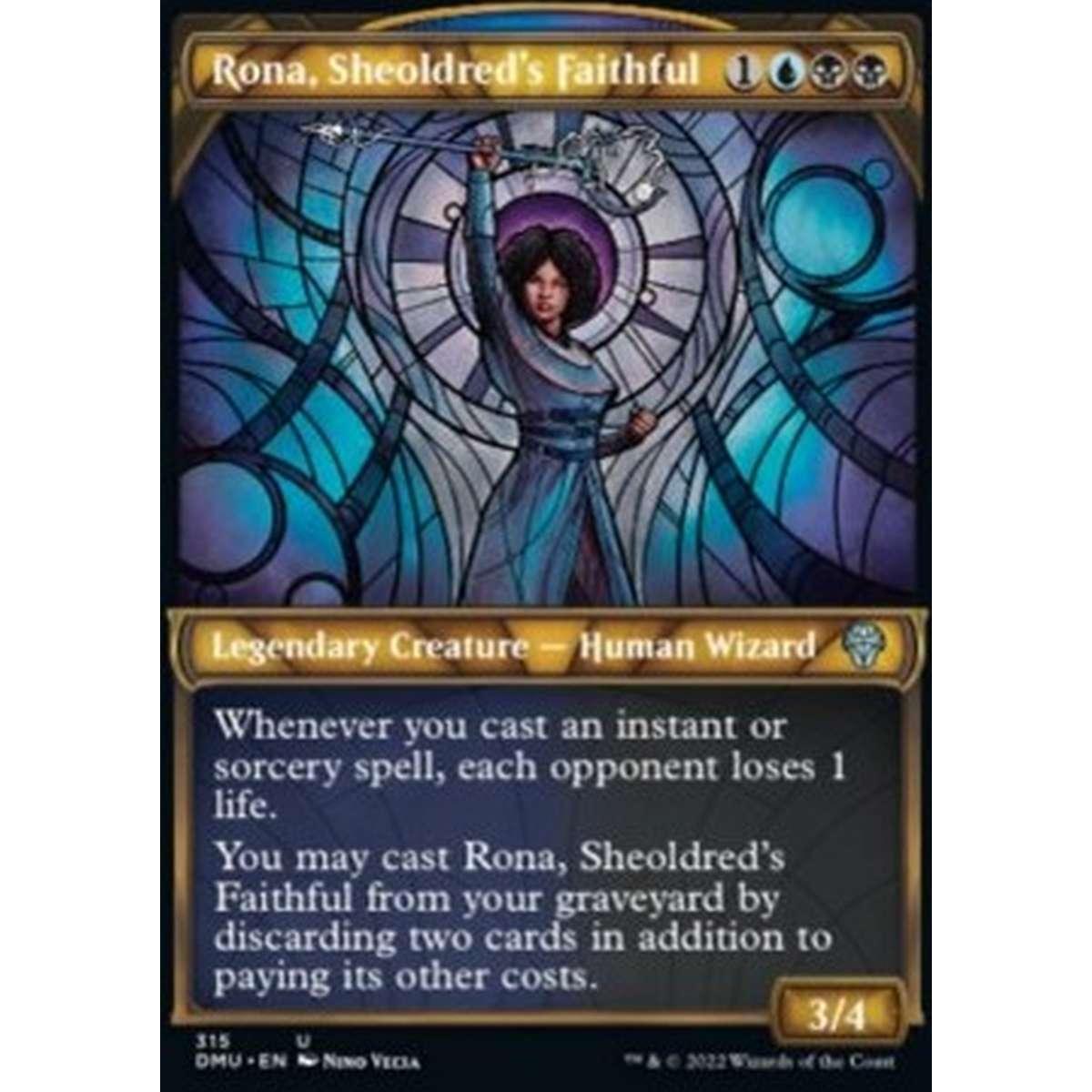 Rona, Sheoldred's Faithful (V.1) - Rona, Fedele di Sheoldred (V.1) - [XDMU] [NM] [Foil]