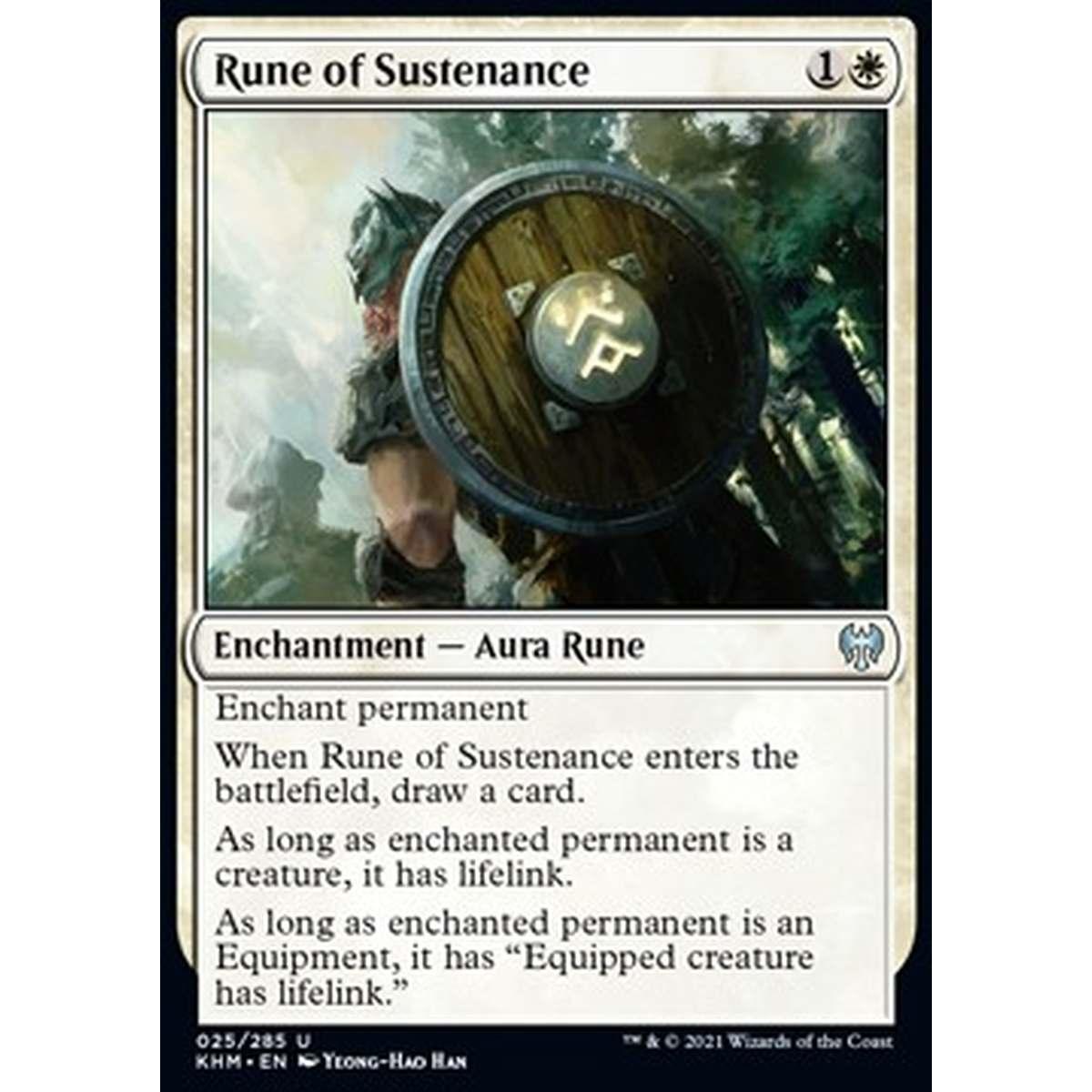 Rune of Sustenance - Runa del Sostentamento - [KHM] [NM]