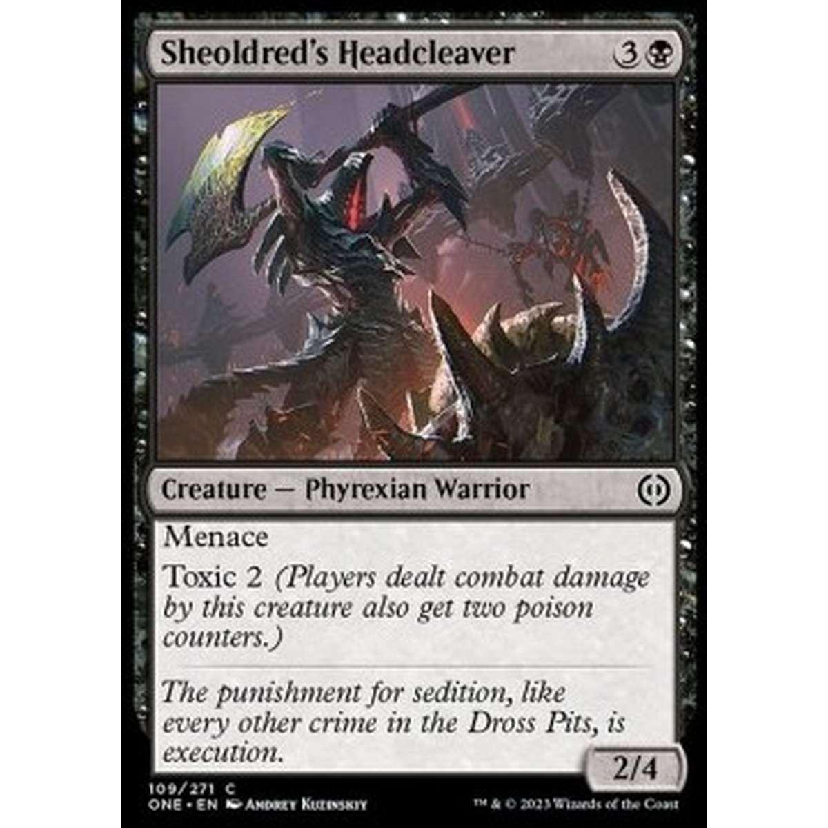 Sheoldred's Headcleaver - Sheoldred's Headcleaver - [ONE] [NM]