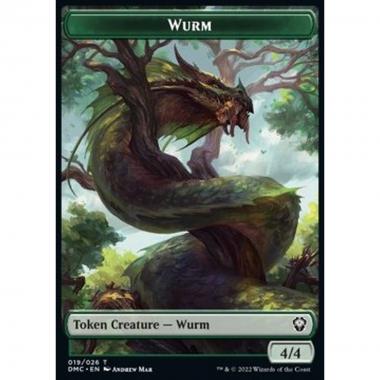 Wurm Token (Green 4/4) - Wurm Token (Green 4/4) - [XDMC] [NM]