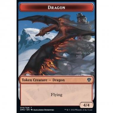 Dragon Token (Red 4/4) - Dragon Token (Red 4/4) - [XDMU] [NM]