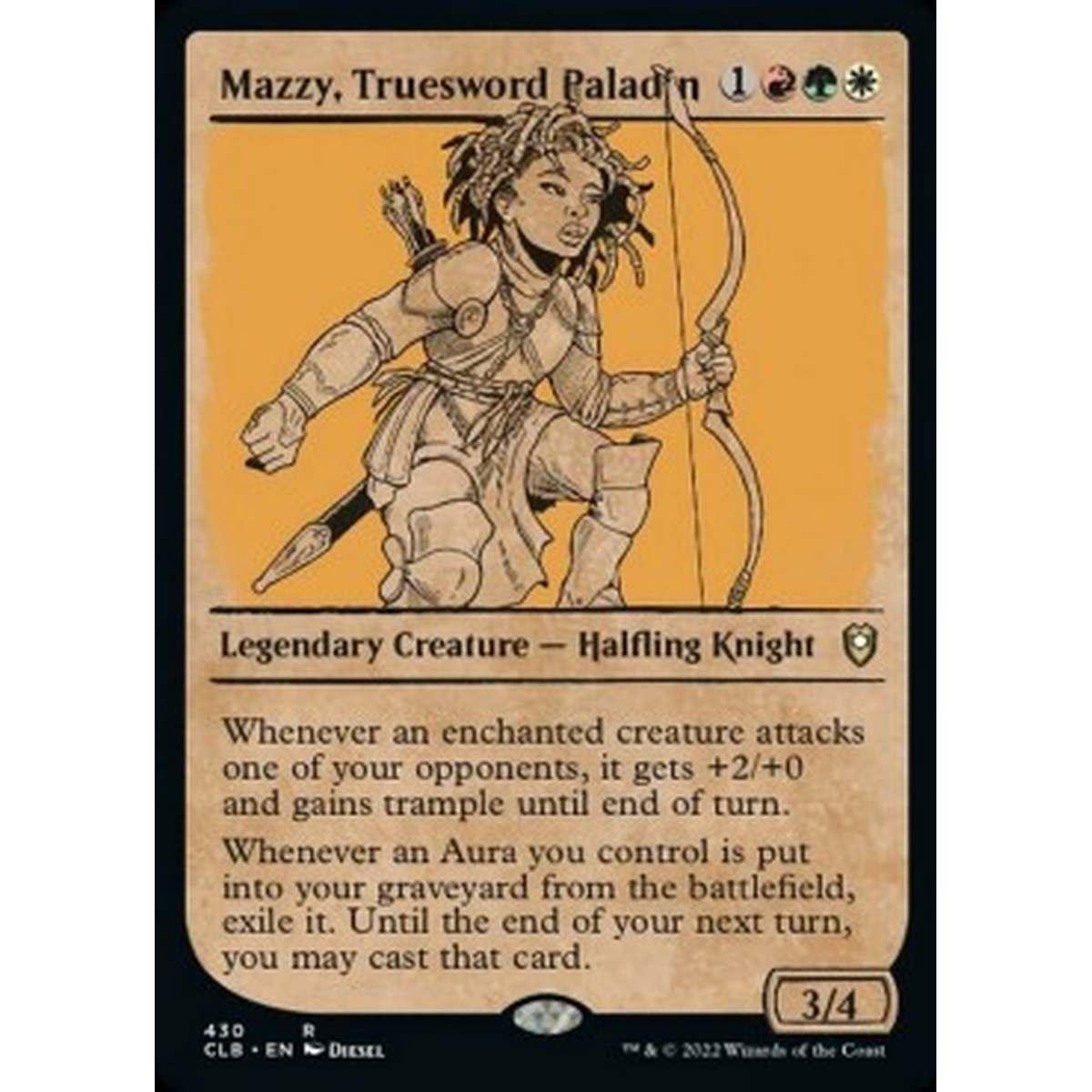Mazzy, Truesword Paladin (V.2) - Mazzy, Paladina Rettaspada (V.2) - [XCLB] [NM]