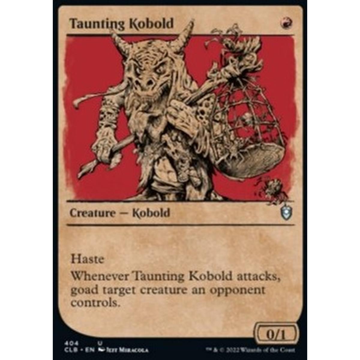 Taunting Kobold (V.2) - Taunting Kobold (V.2) - [XCLB] [NM] [Foil]
