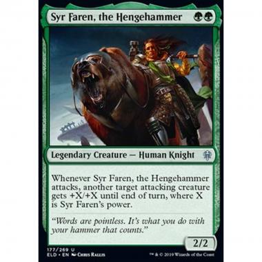 Syr Faren, the Hengehammer - Syr Faren, il Martello del Monolito - [ELD] [NM] [Foil]