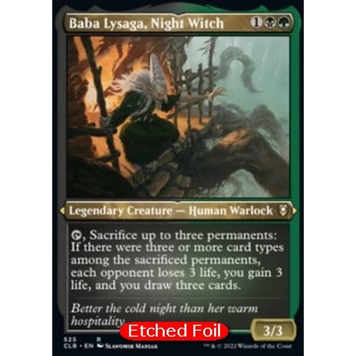 Baba Lysaga, Night Witch (V.1) - Baba Lysaga, Night Witch (V.1) - [XCLB] [NM] [Foil]
