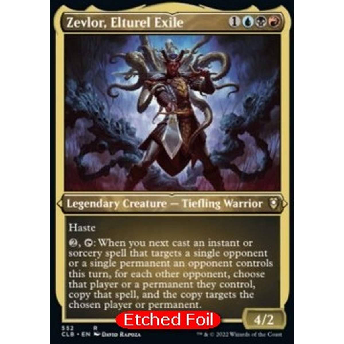 Zevlor, Elturel Exile (V.1) - Zevlor, Elturel Exile (V.1) - [XCLB] [NM] [Foil]