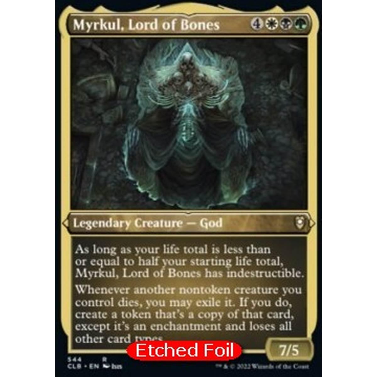 Myrkul, Lord of Bones (V.1) - Myrkul, Lord of Bones (V.1) - [XCLB] [NM] [Foil]