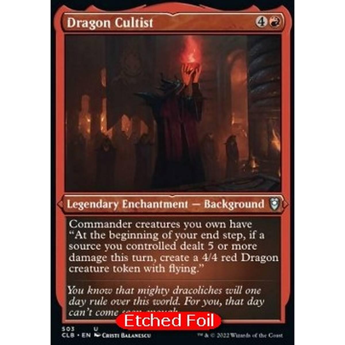 Dragon Cultist (V.1) - Dragon Cultist (V.1) - [XCLB] [NM] [Foil]