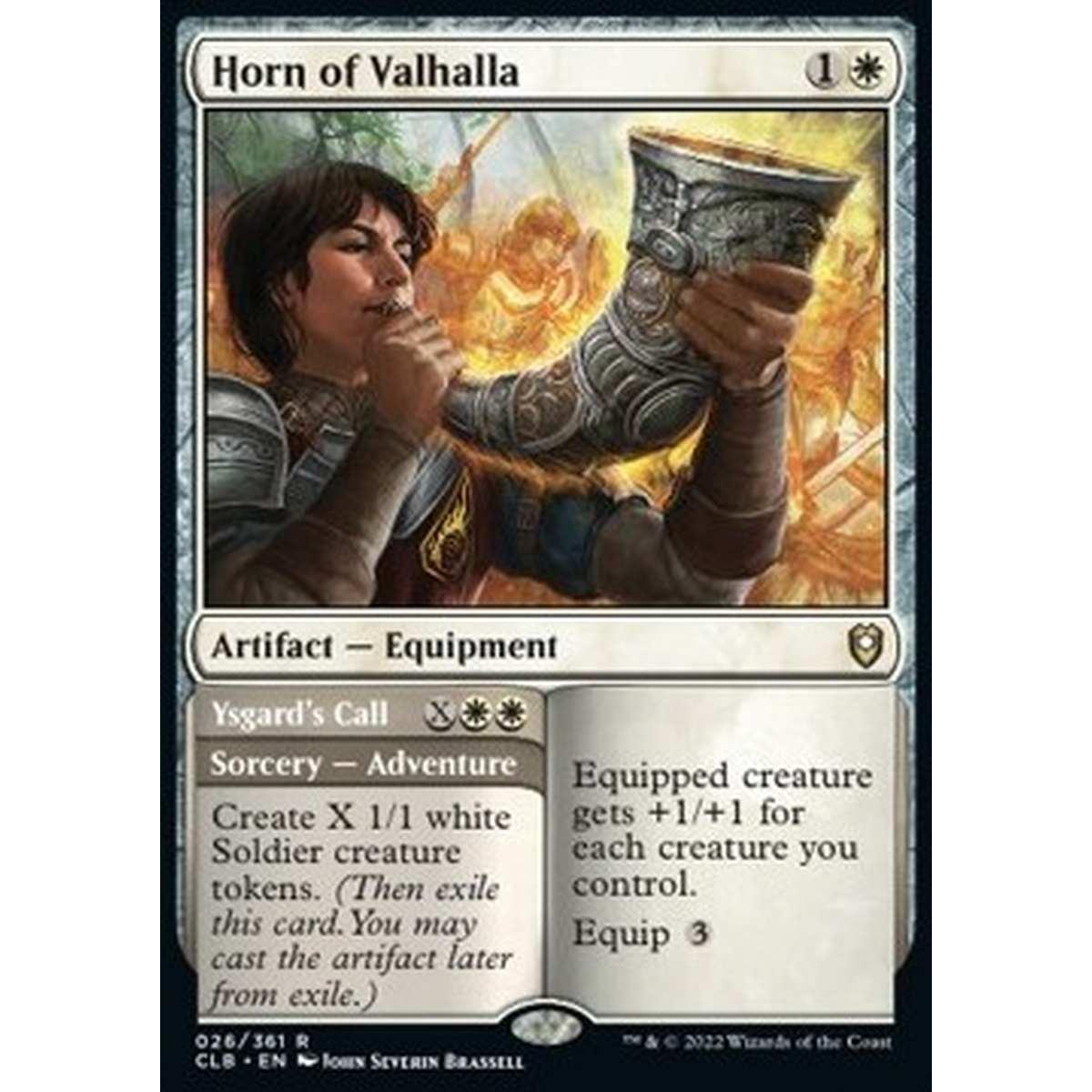 Horn of Valhalla // Ysgard's Call - Corno del Valhalla // Richiamo di Ysgard - [CLB] [NM]