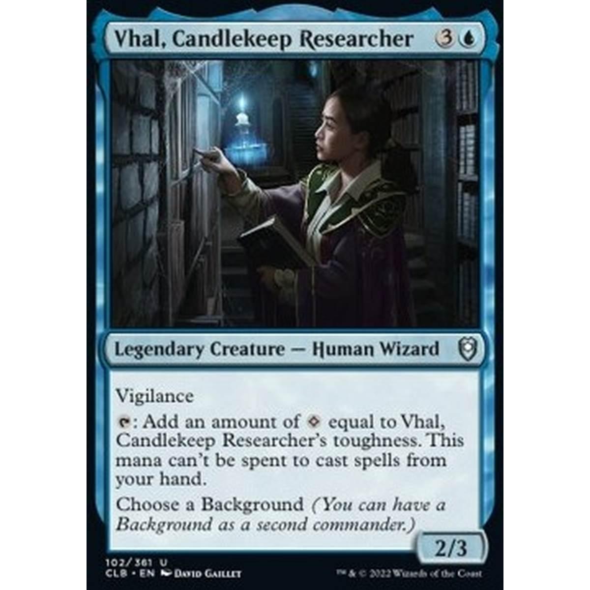 Vhal, Candlekeep Researcher - Vhal, Ricercatrice di Candlekeep - [CLB] [NM] [Foil]